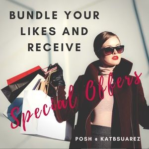 Bundle your likes from my closet and save big!!